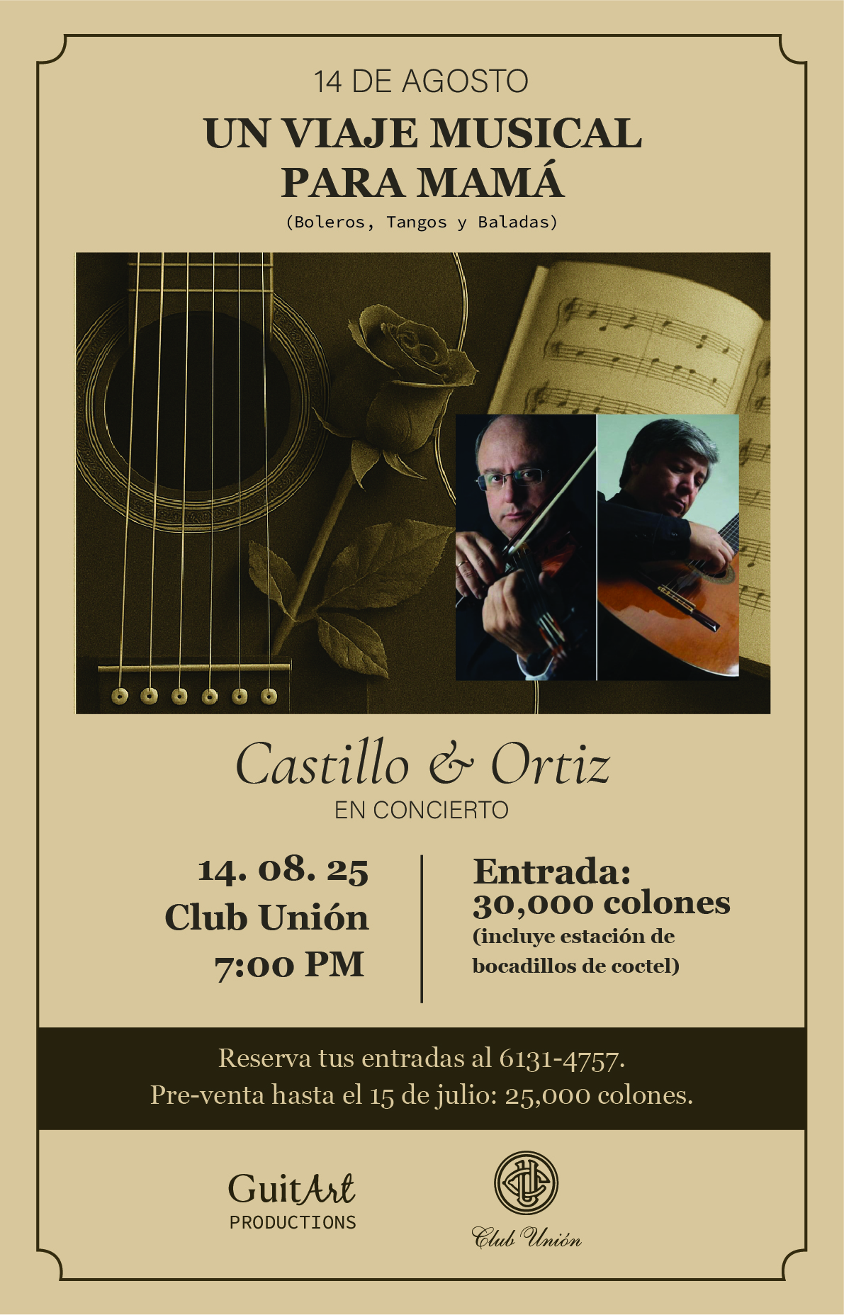 Castillo y Ortiz: Un Viaje Musical Para Mamá